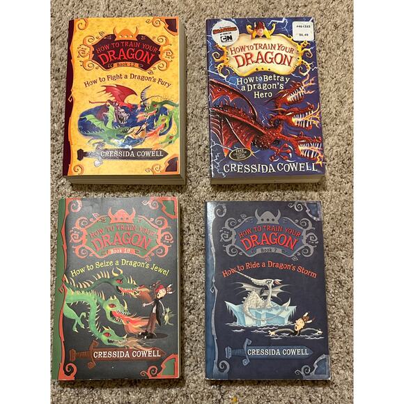 Cressida Crowell Other - Cressida Crowell  How to Train Your Dragon Book Lot of 5
